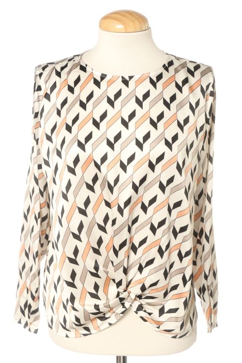 Blusa a maniche lunghe