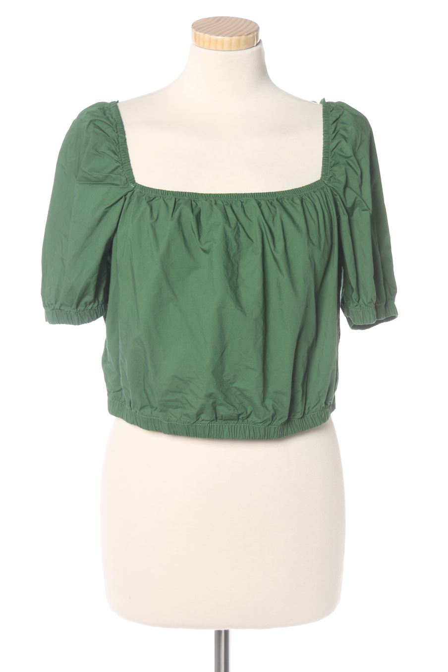 Blusa de manga corta de H&M de la talla S, de color verde