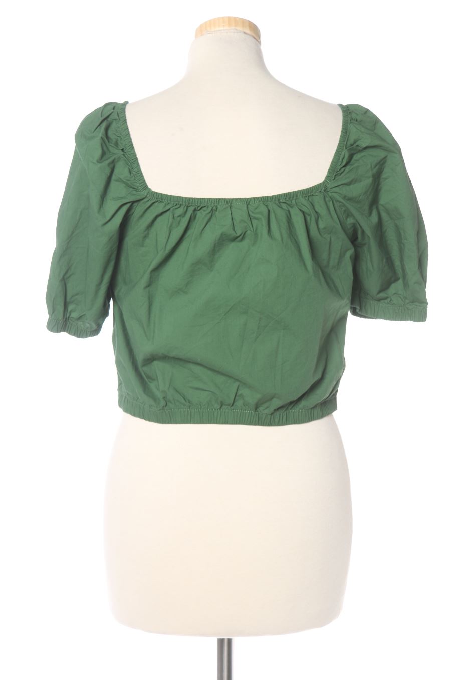 Blusa de manga corta de H&M de la talla S, de color verde