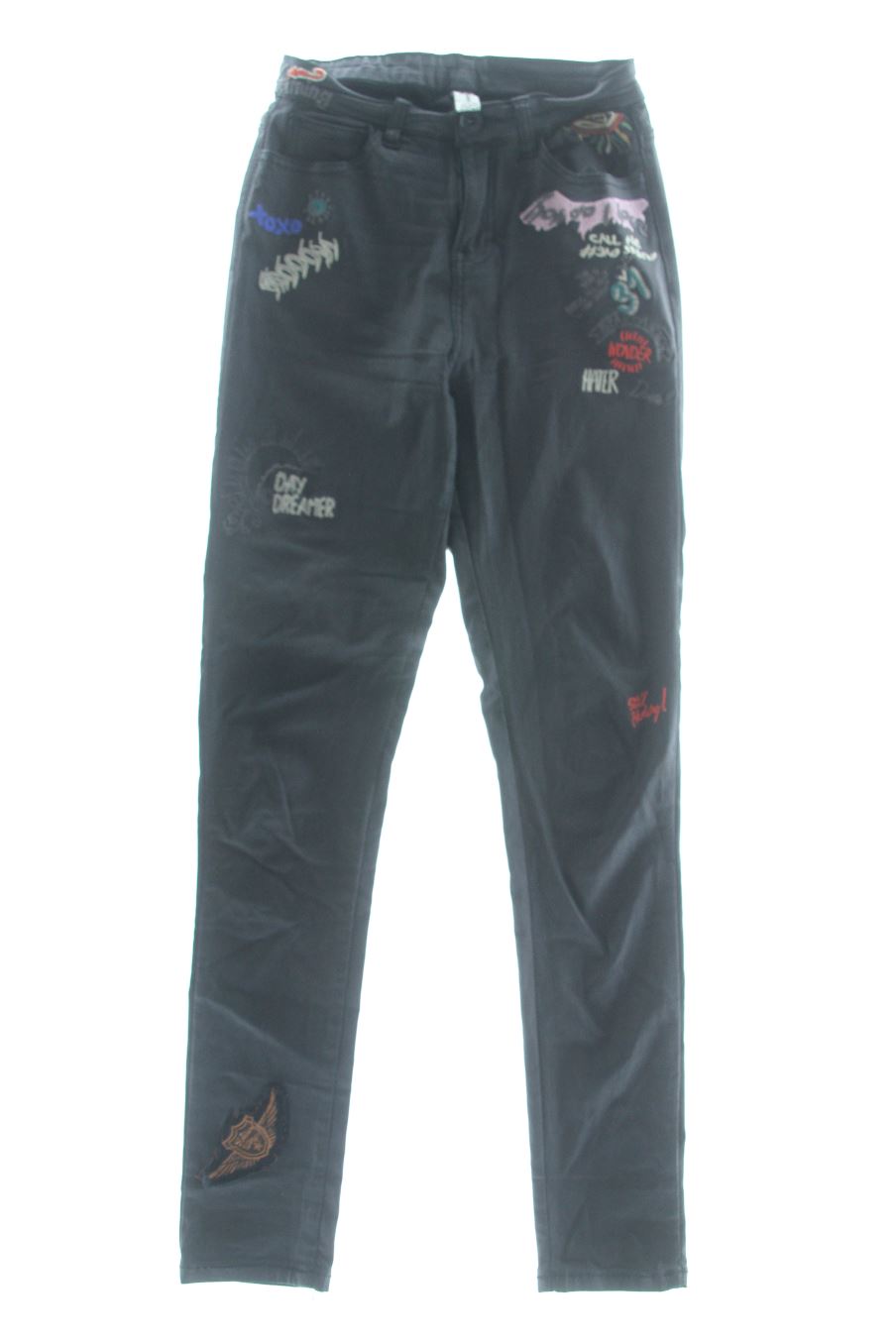 Jeans von PERCENTIL Größe M, Farbe Schwarz, aus Jeanskleidung für