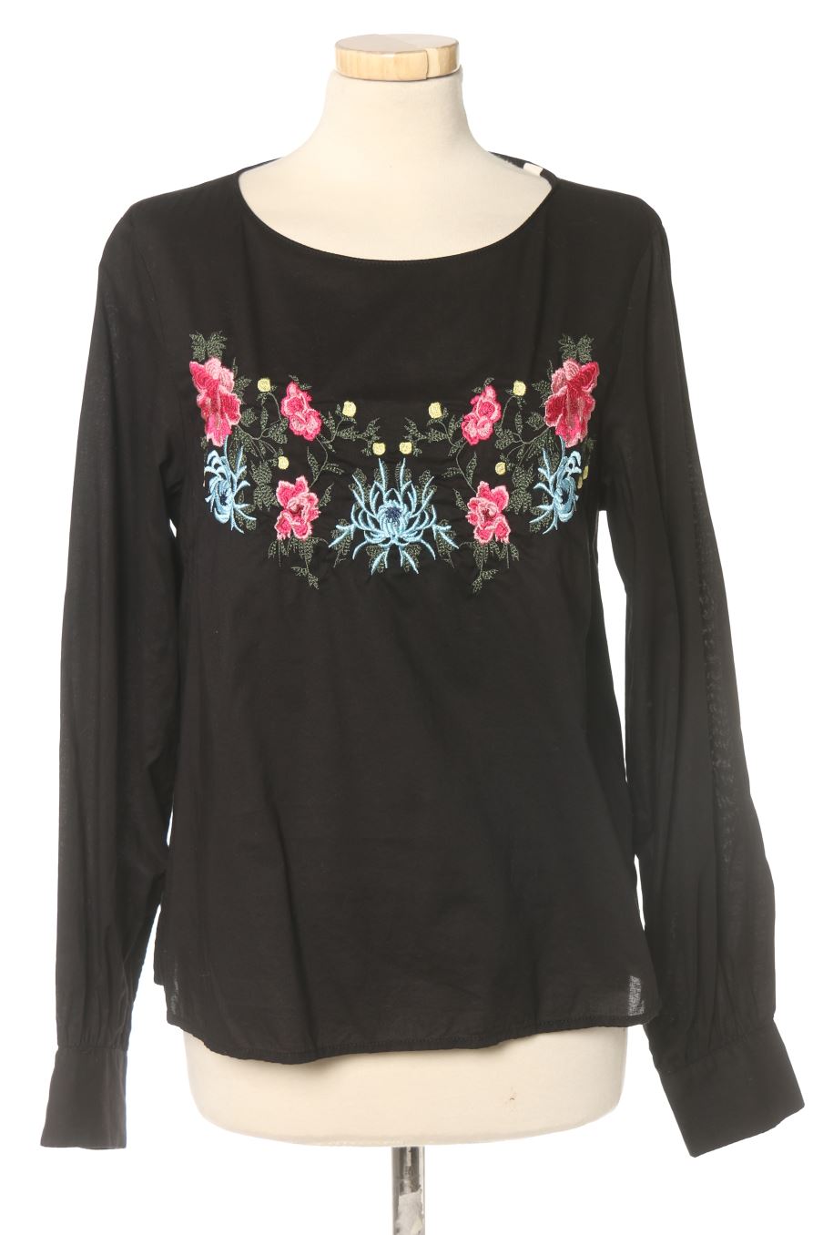 Blusa de manga larga de H&M de la talla 34, de color flores