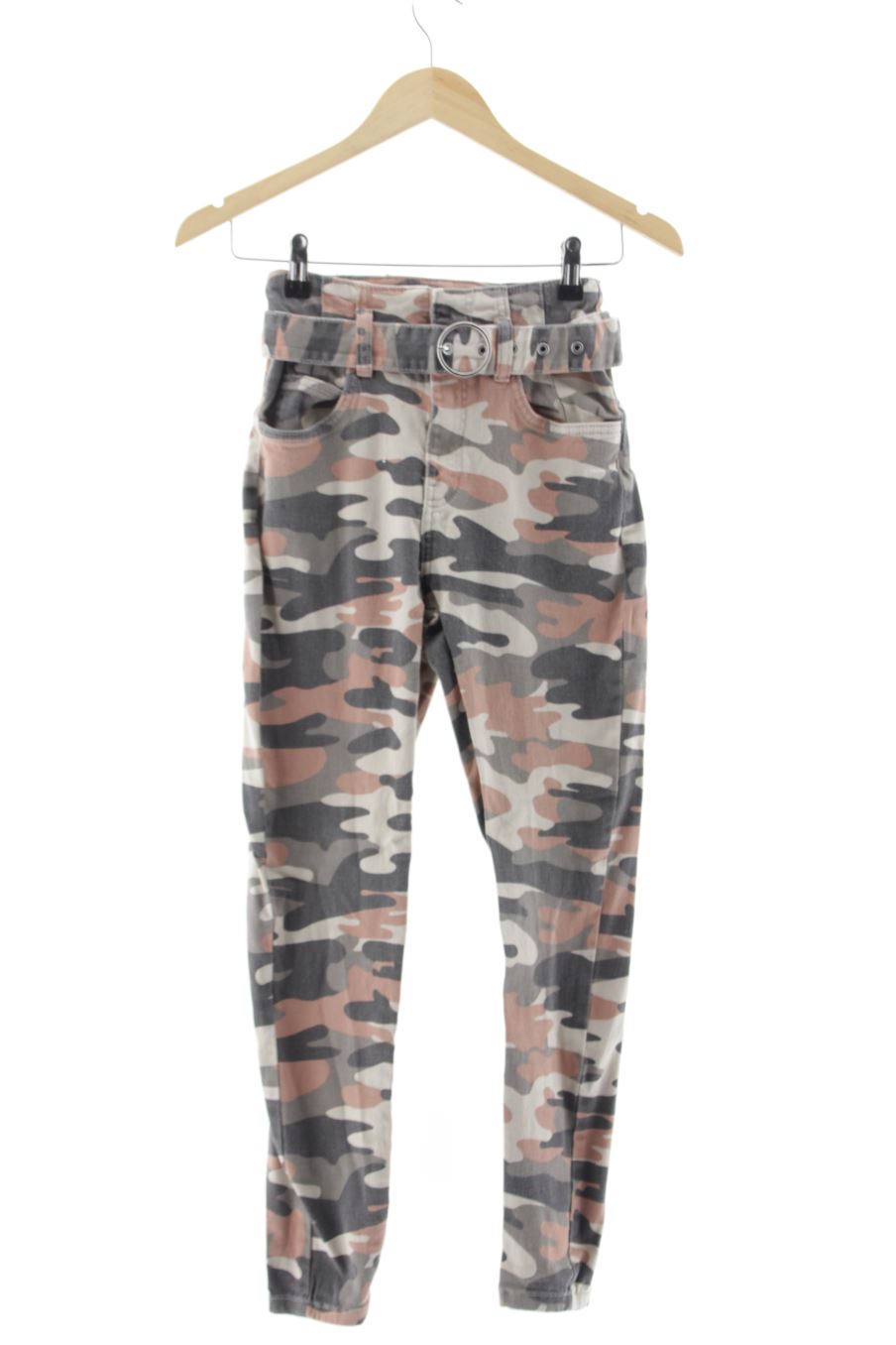 Vaquero de Bershka de la talla 34 de color verde de ropa vaquera