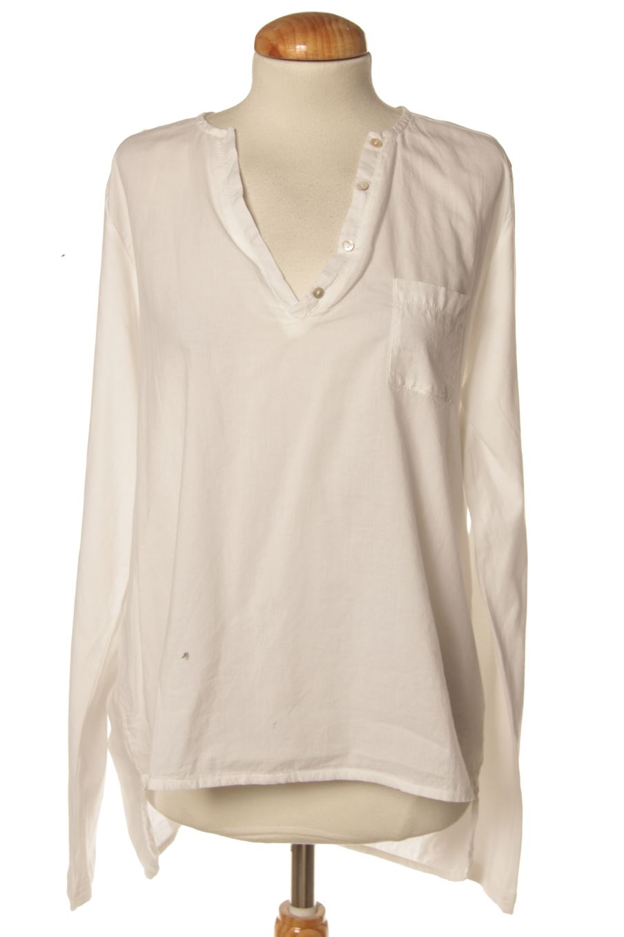 Blouse à manches longues THE AMISY COMPANY de la taille L, de couleur blanc