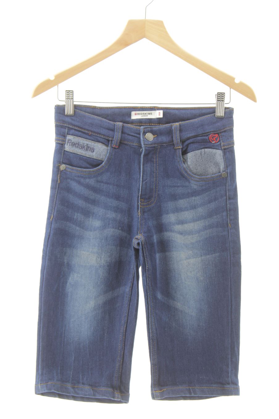 Short en jean Redskins de la taille 14 ans de denim de seconde main