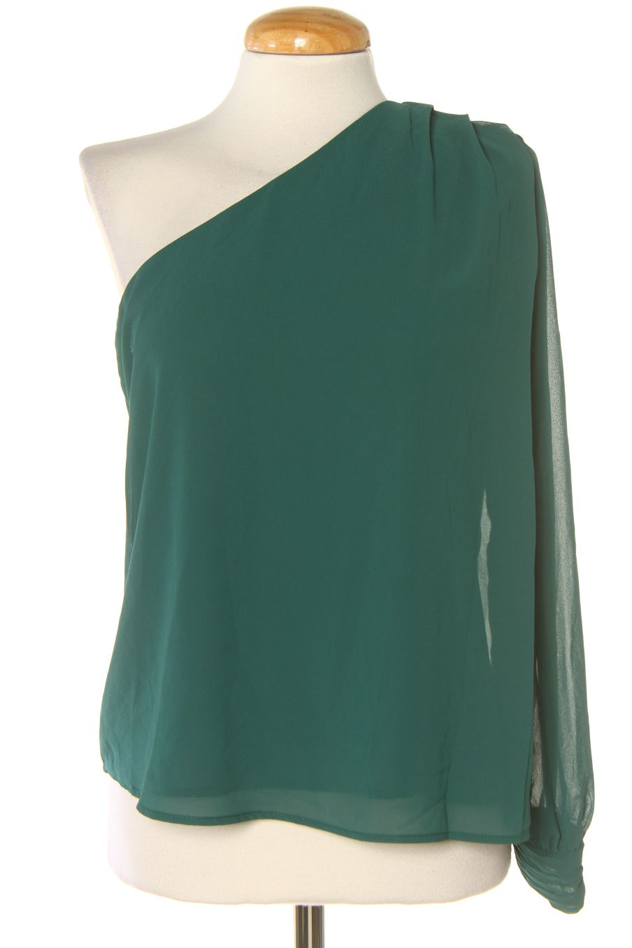 Blouse à manches longues bimani de la taille M, de couleur vert