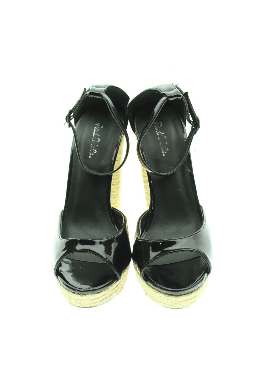 Sandalias tacon de Red Oak de la talla 38, de color negro de