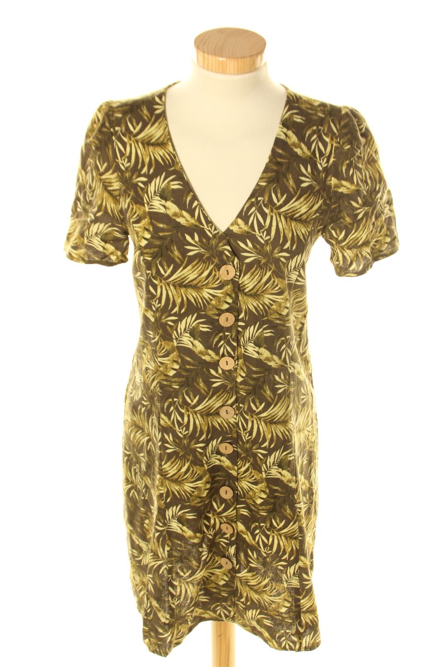 Robe casual Fórmula Joven de la taille 36, de couleur vert
