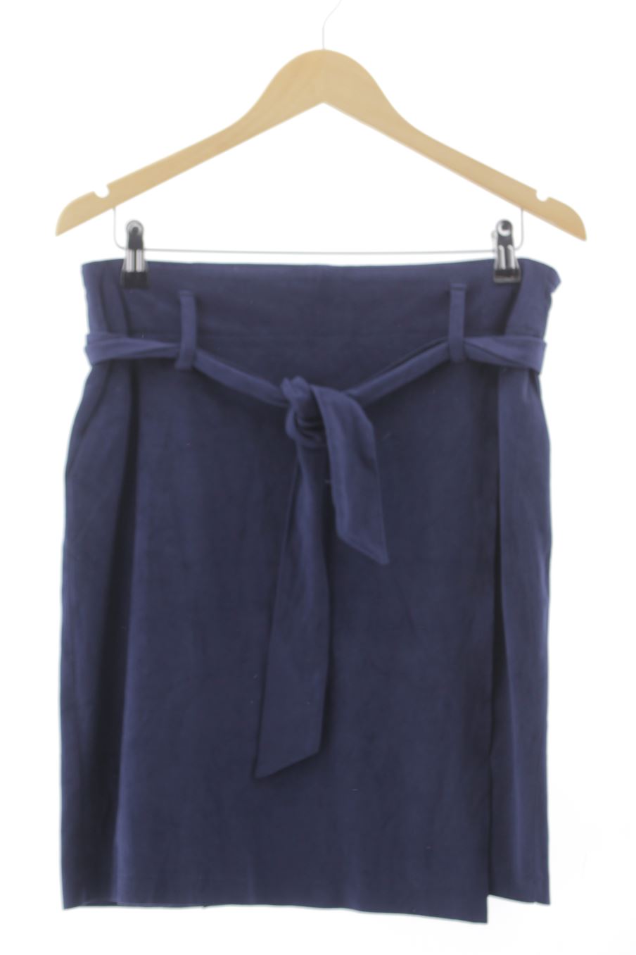 Falda de Promod de la talla 42, de color azul marino
