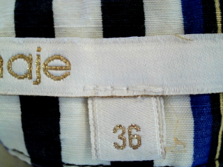 Jupe Maje de la taille 36, de couleur rayures