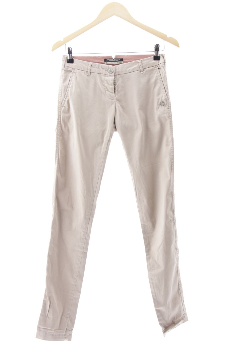 Pantalon Maison Scotch de la taille 34, de couleur beige