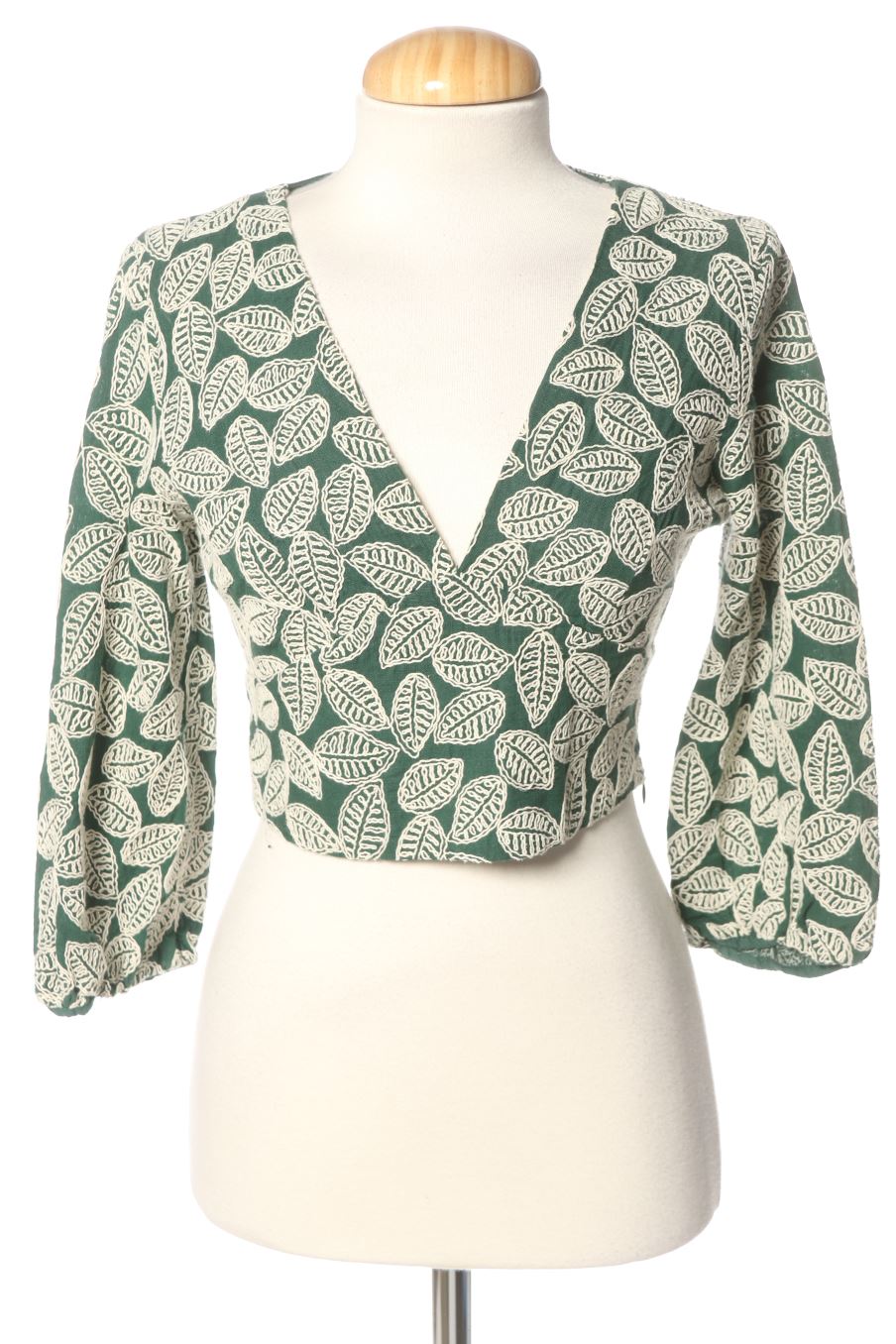 Blouse à manches longues Zara de la taille XS, de couleur fleurs