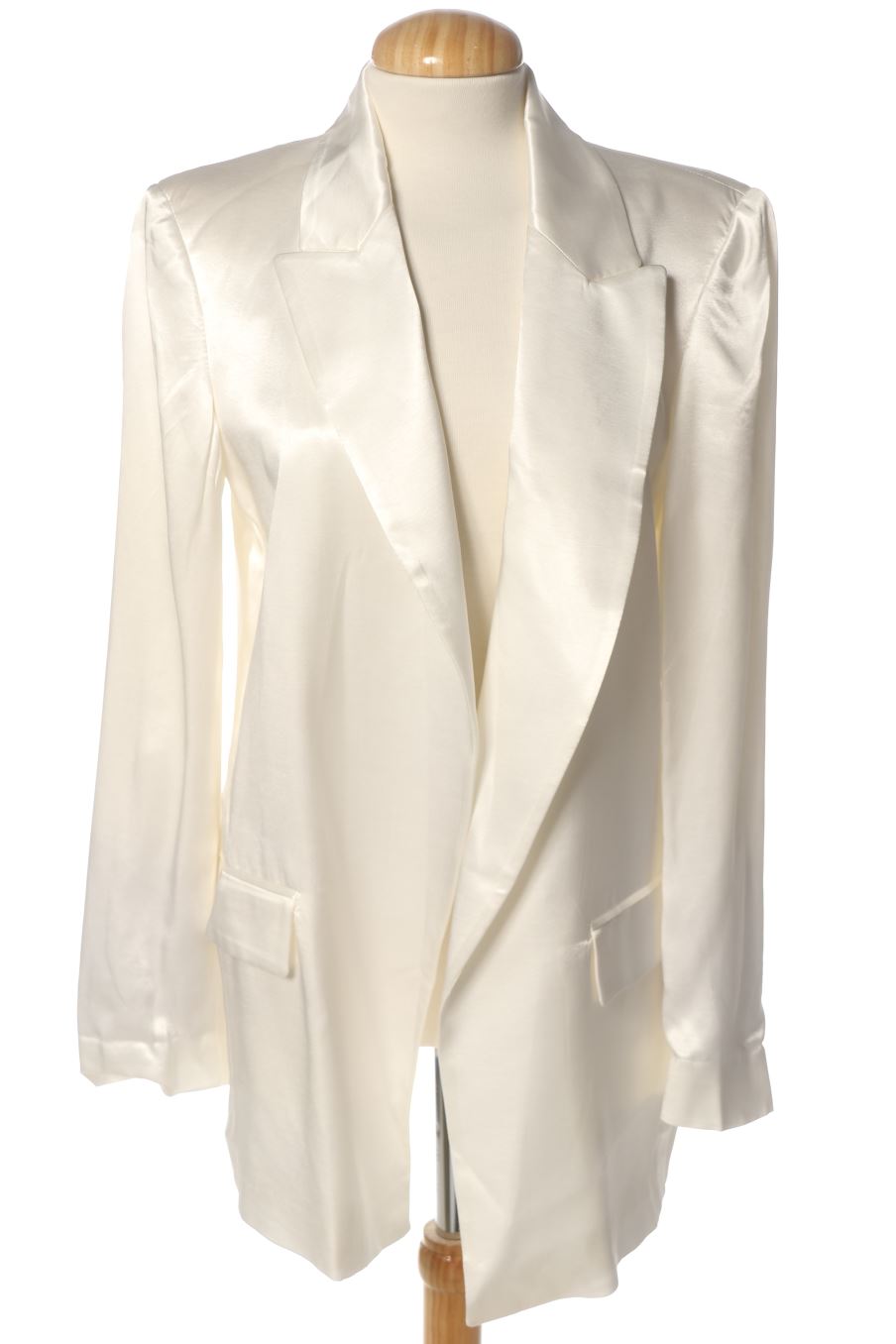 Blazer de Zara de la talla S, de color blanco