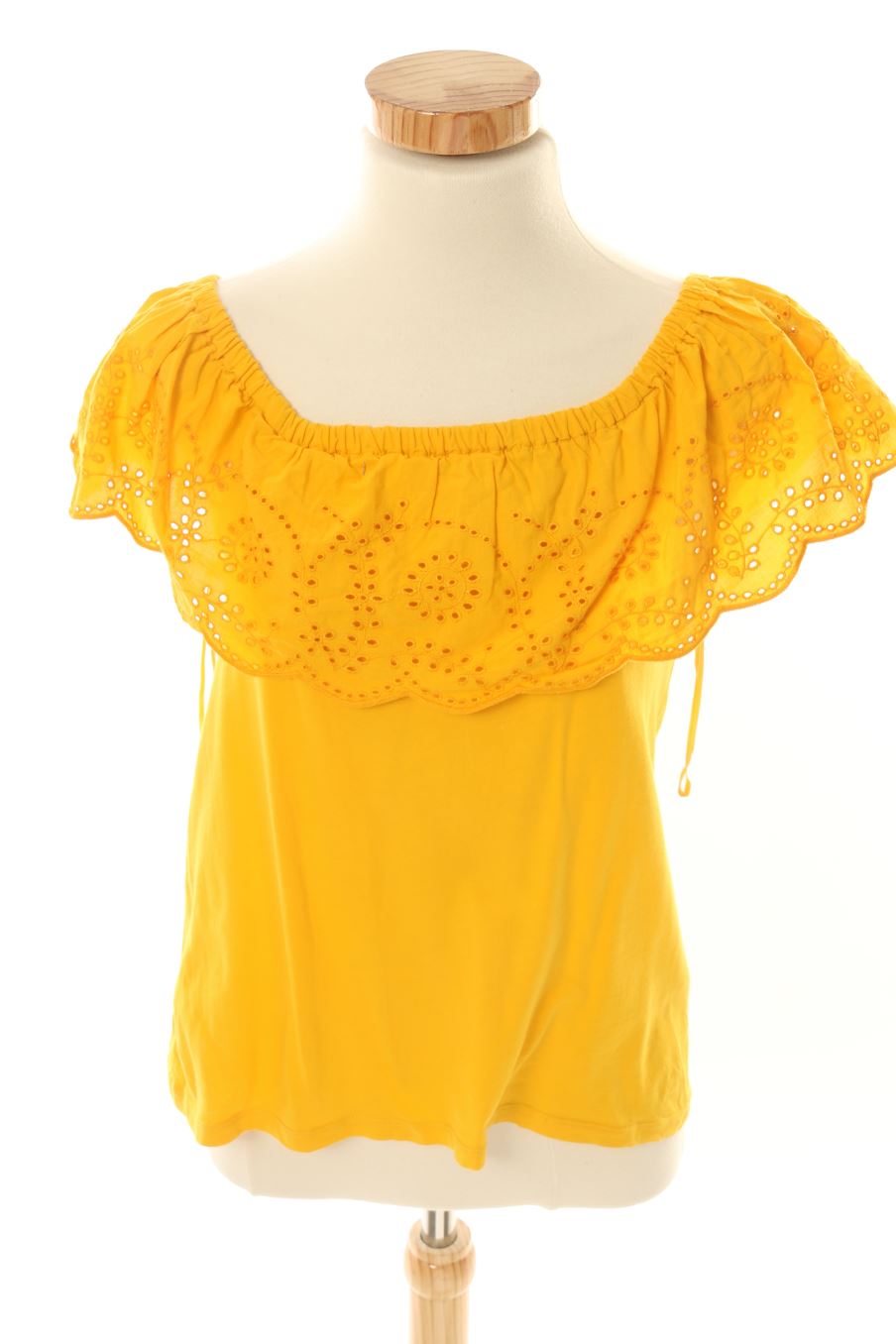 Top de Cache cache de la talla XS, de color mostaza