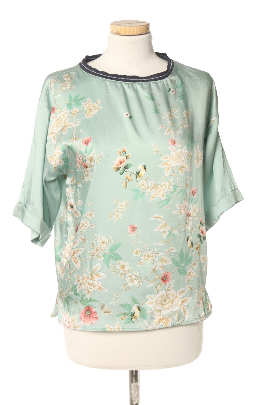 Blouse à manches longues Promod de la taille M, de couleur fleurs