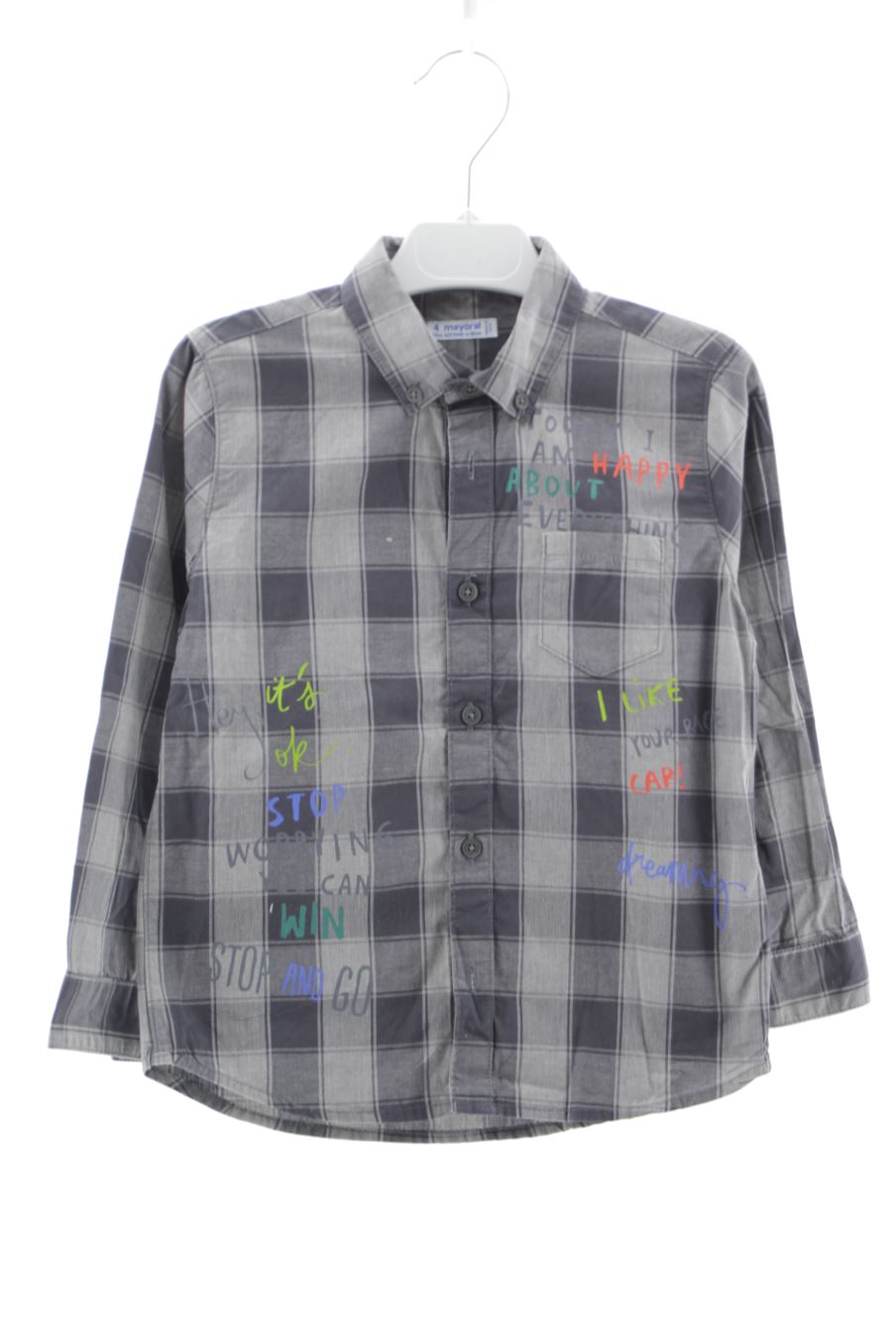 Camisa de manga larga de Mayoral de la talla 4 años de segunda mano
