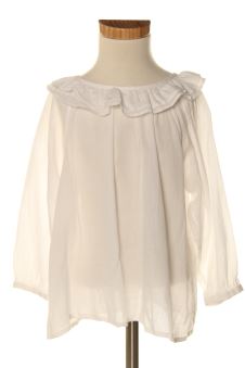 Blouse à manches longues 10 ans Bonnet a Pompon
