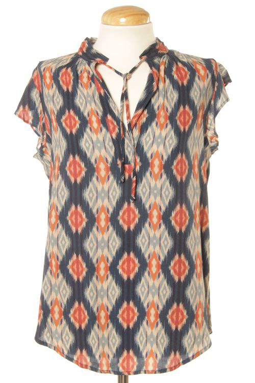Kurzärmelige Bluse