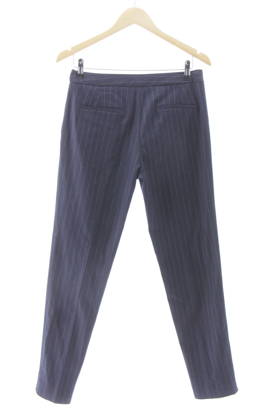 Pantalon Zara de la taille S, de couleur bleu marine