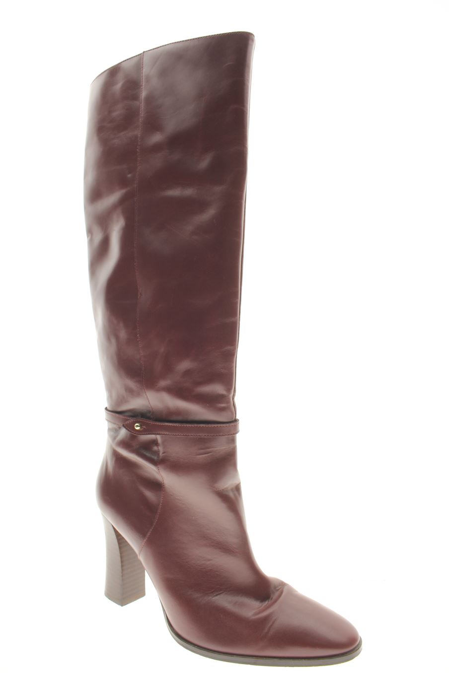 Botas de Mango de la talla 40, de color burdeos de