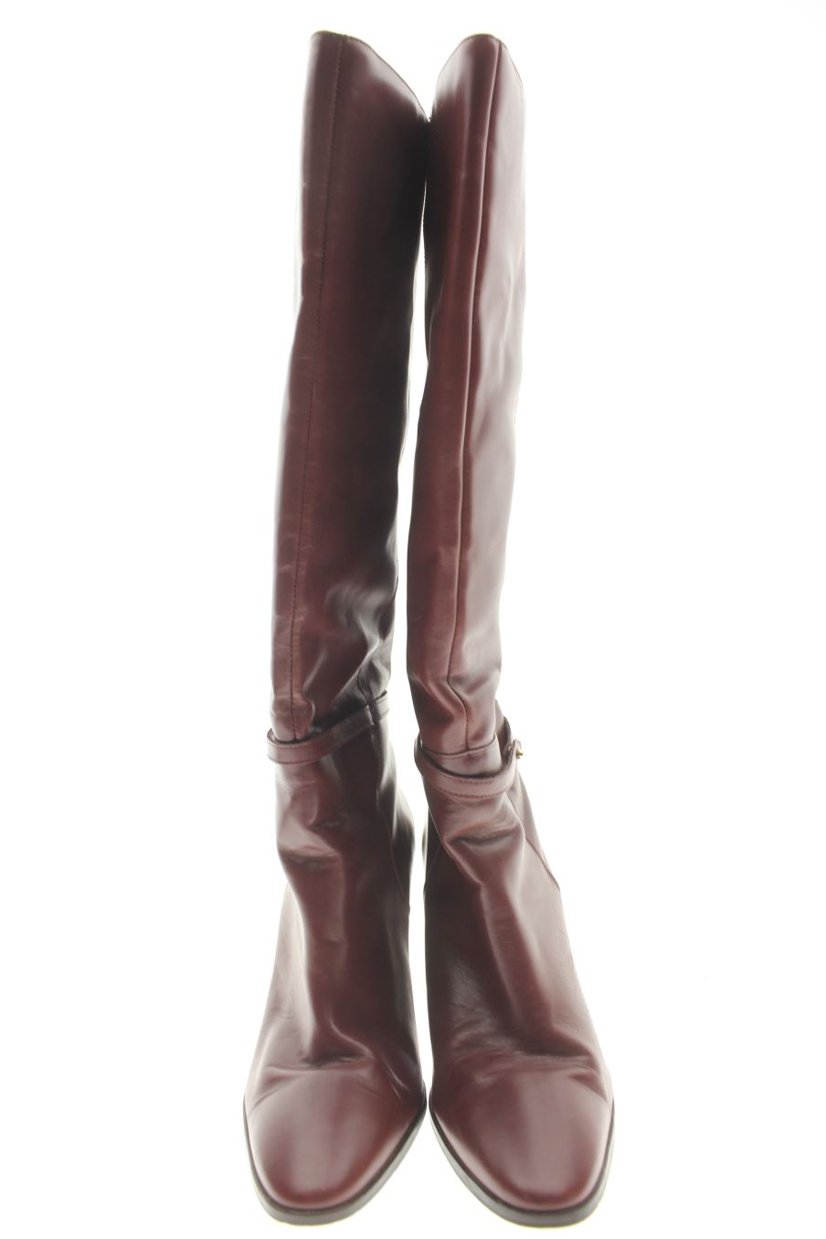 Botas de Mango de la talla 40, de color burdeos de