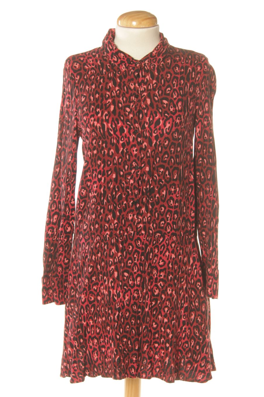 Einfaches Kleid von Trafaluc Größe S, Farbe Animal print, für