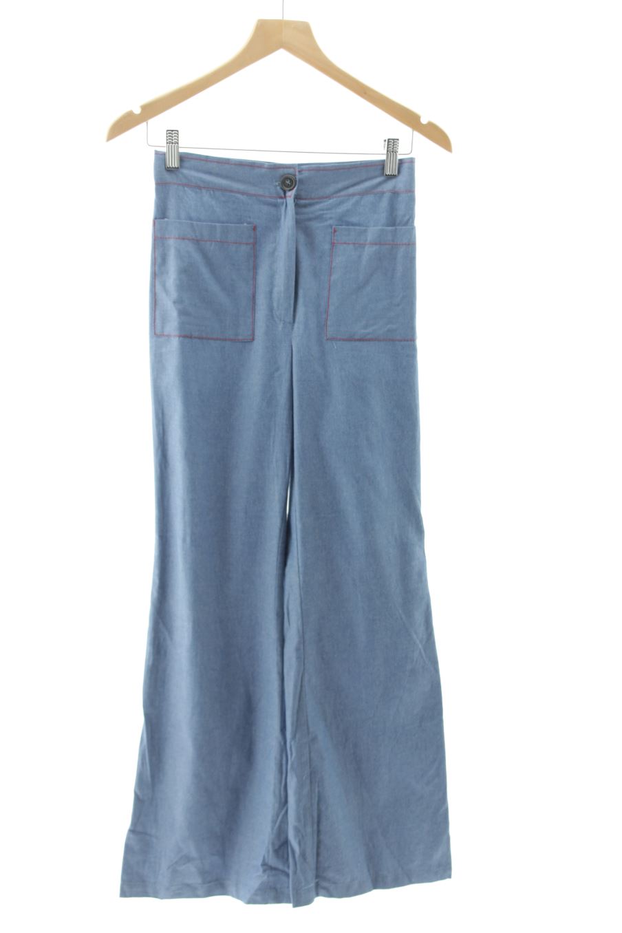 Pantaloni de Valentina Graú de la talla XS, de color blu