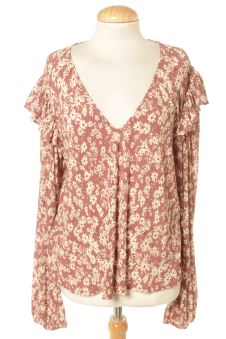 Blusa de manga larga XXL Mango