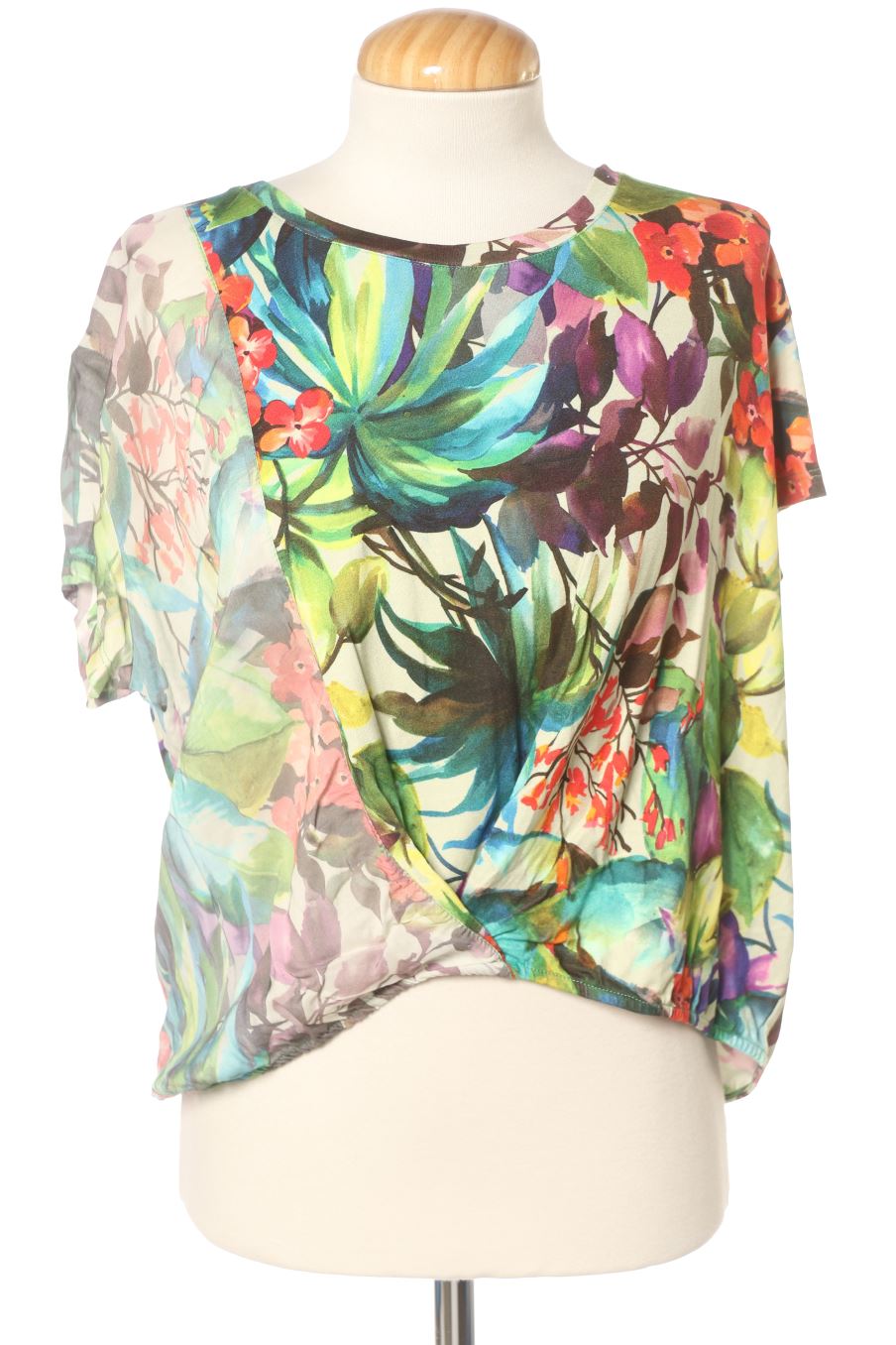 Camiseta de Desigual de la talla L, de color flores