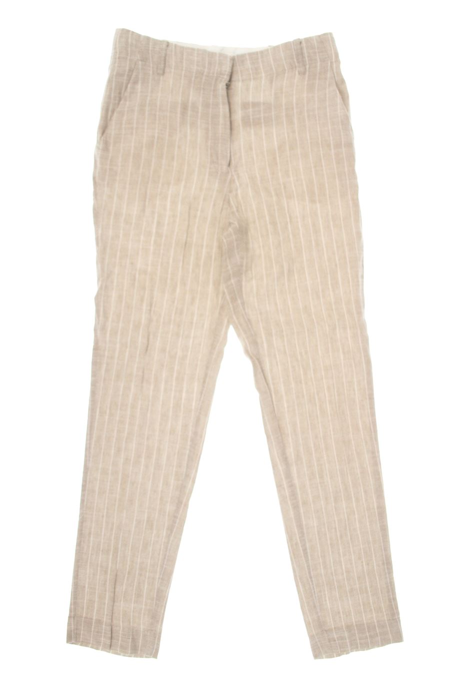 Pantalones de Zara de la talla 34, de color rayas