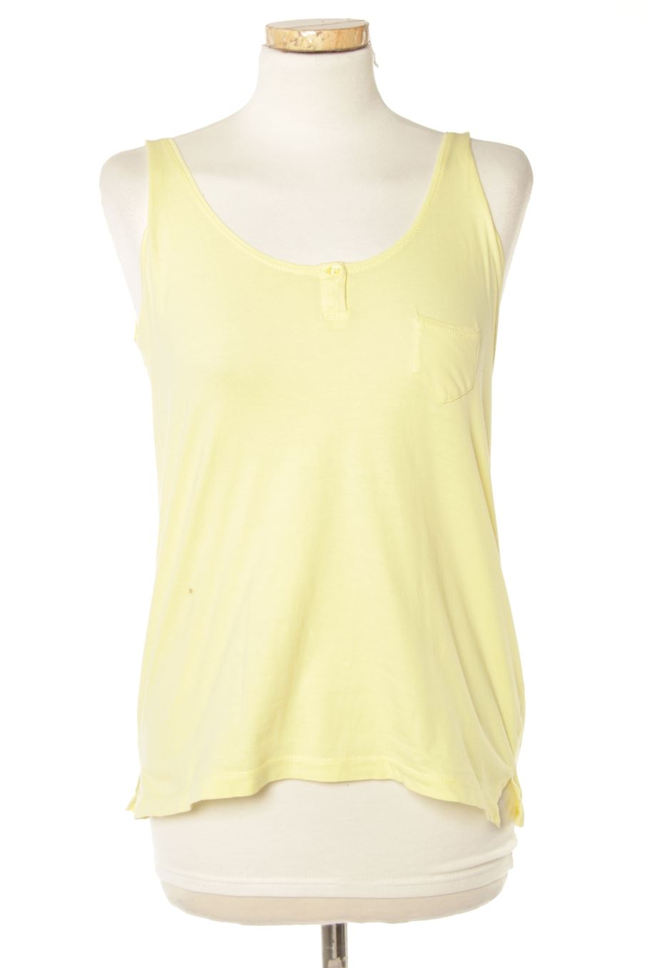 Camiseta sin mangas de Easy wear de la talla 40, de color amarillo