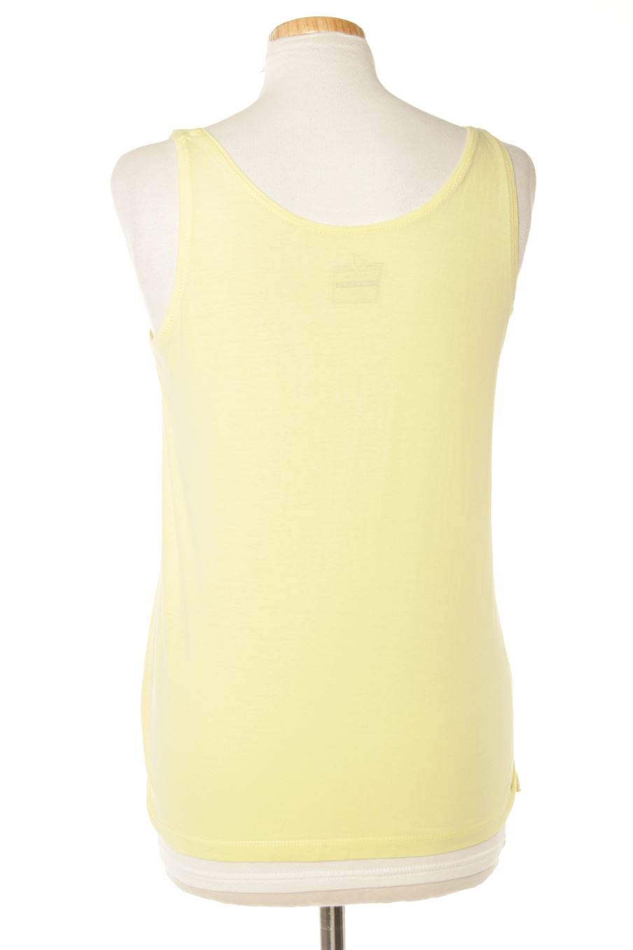 Camiseta sin mangas de Easy wear de la talla 40, de color amarillo