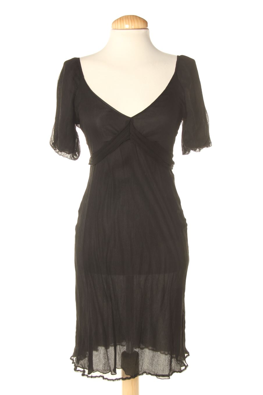 Robe casual Naf Naf de la taille 38, de couleur noir de soie