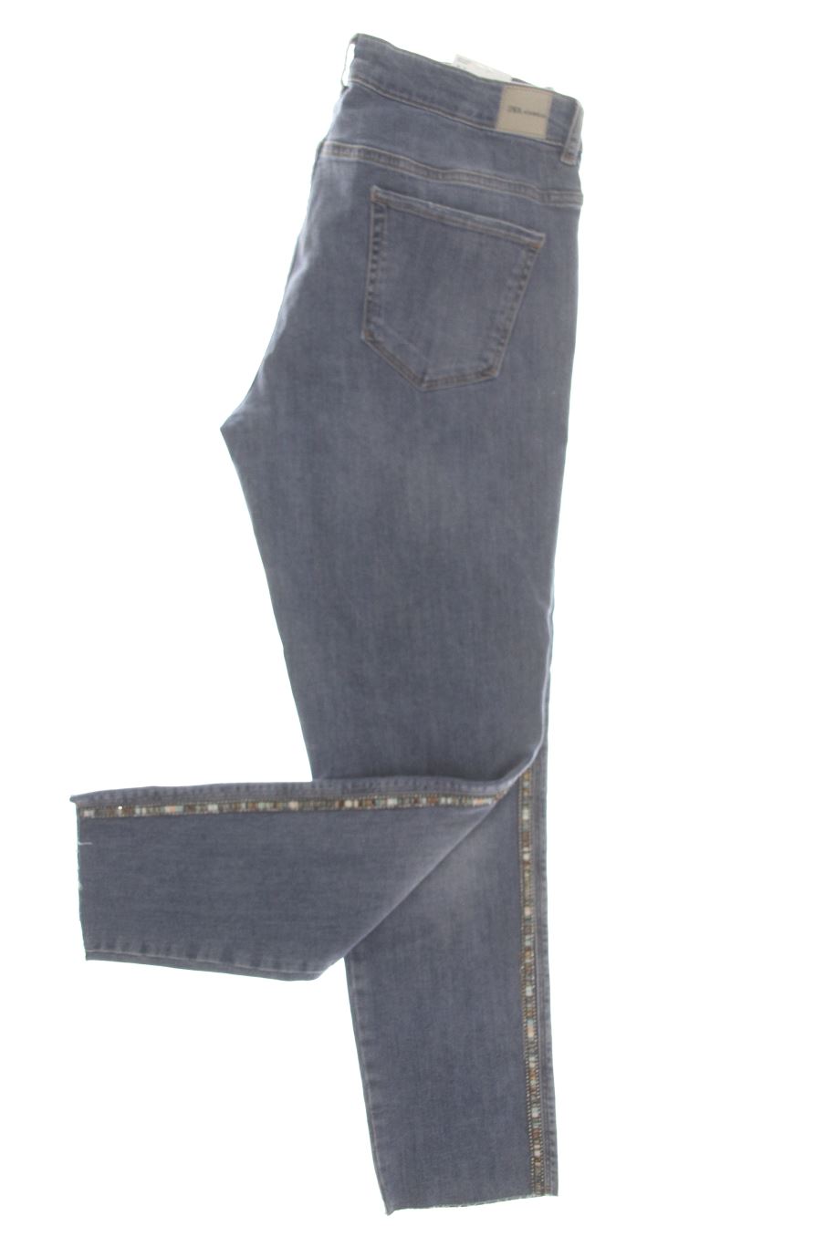 Jeans Zara de la taille 44, de couleur bleu de denim