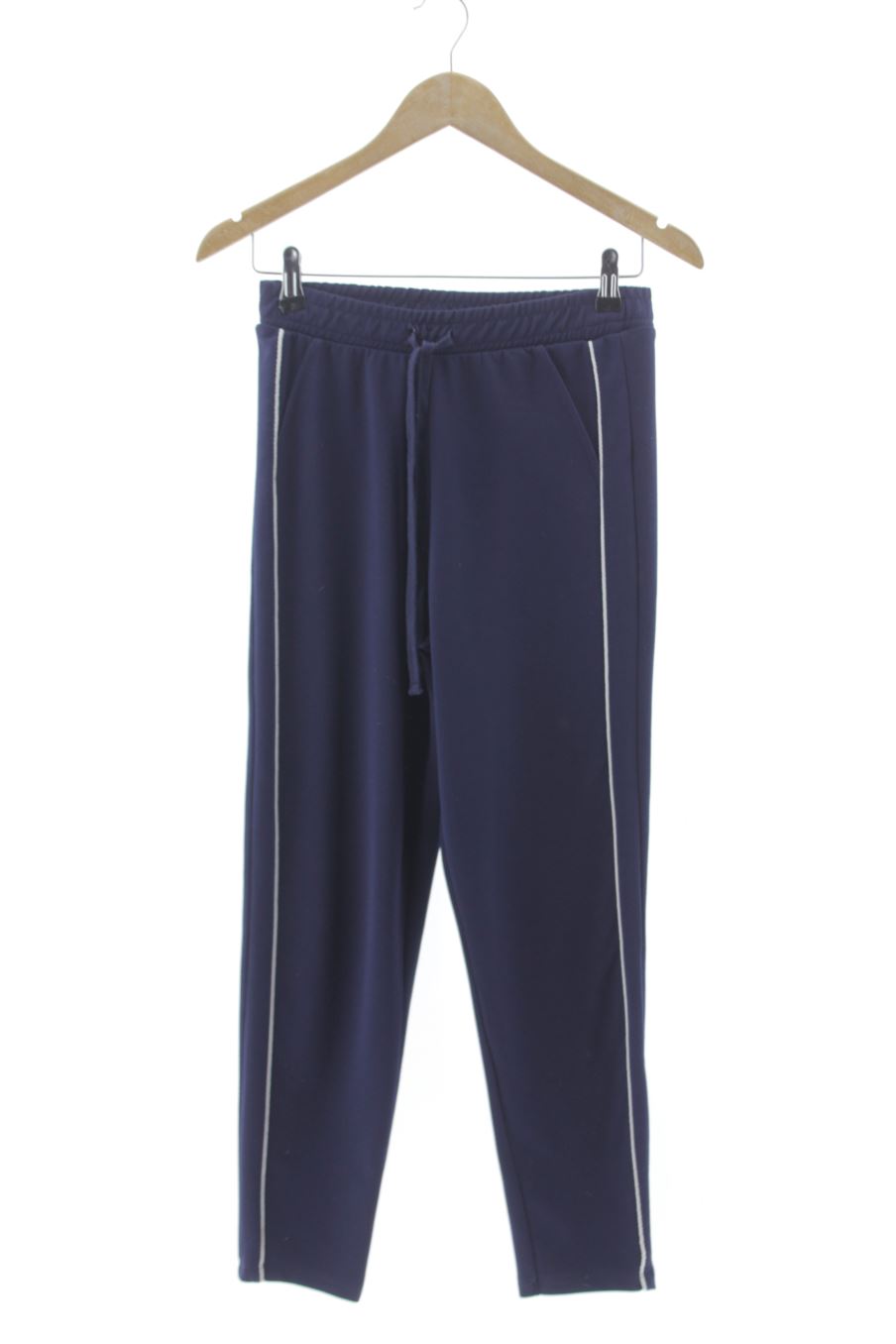 Pantalón Casual de Bershka de la talla S, de color azul marino