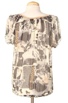 Blusa de manga corta L Geisha