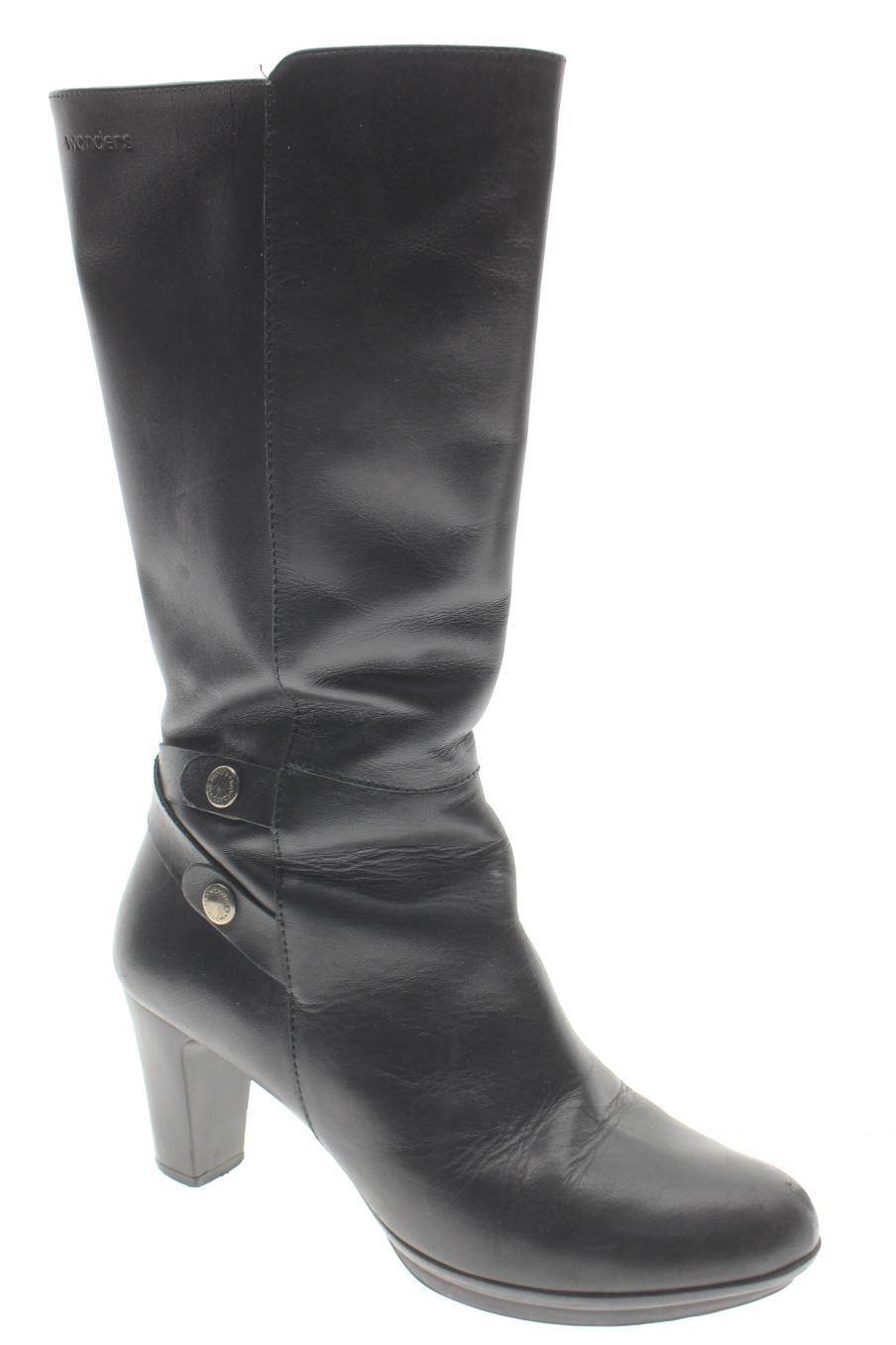 Botas de Wonders de la talla 40, de color negro de