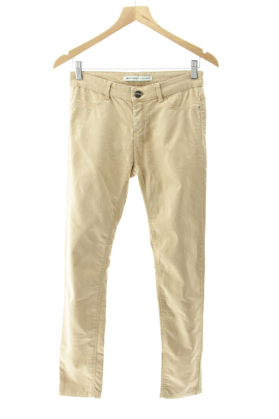 Pantalon Casual Stradivarius de la taille 38, de couleur beige