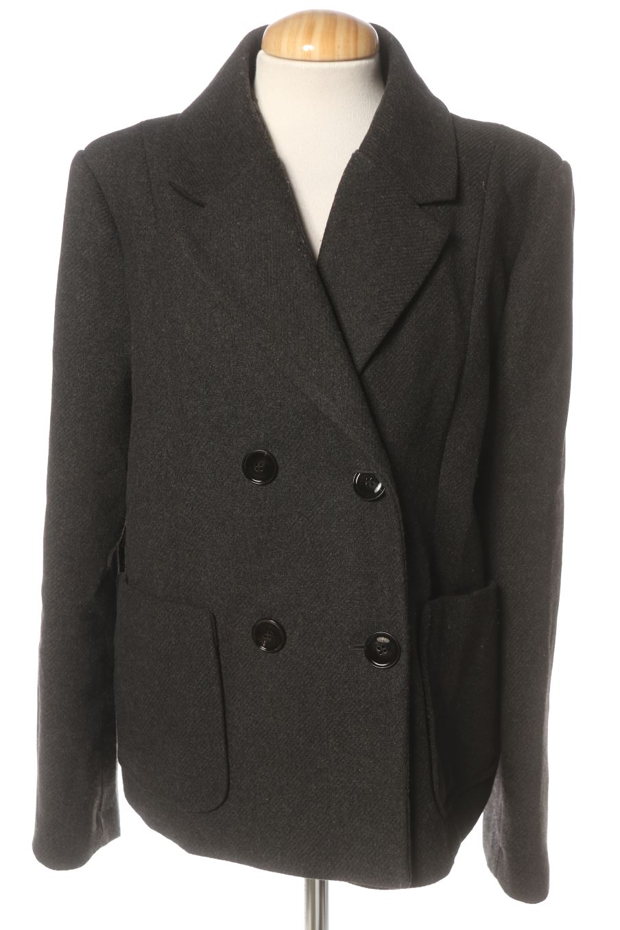 Cazadora de Mango de la talla L, de color gris