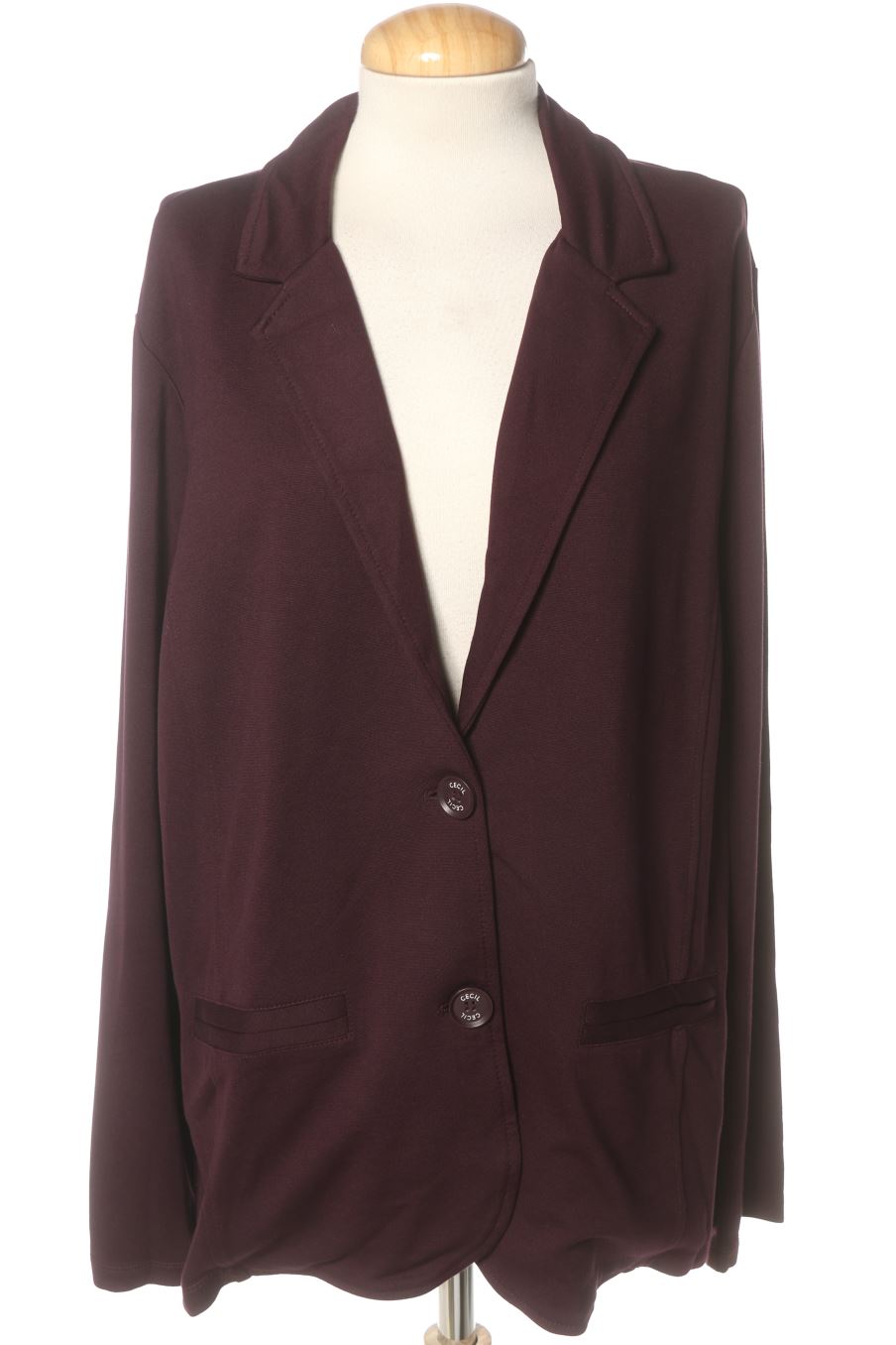 Blazer Cecil de la taille XXL, de couleur pourpre