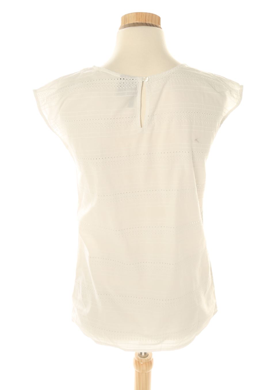 Top de Mango de la talla XS, de color blanco