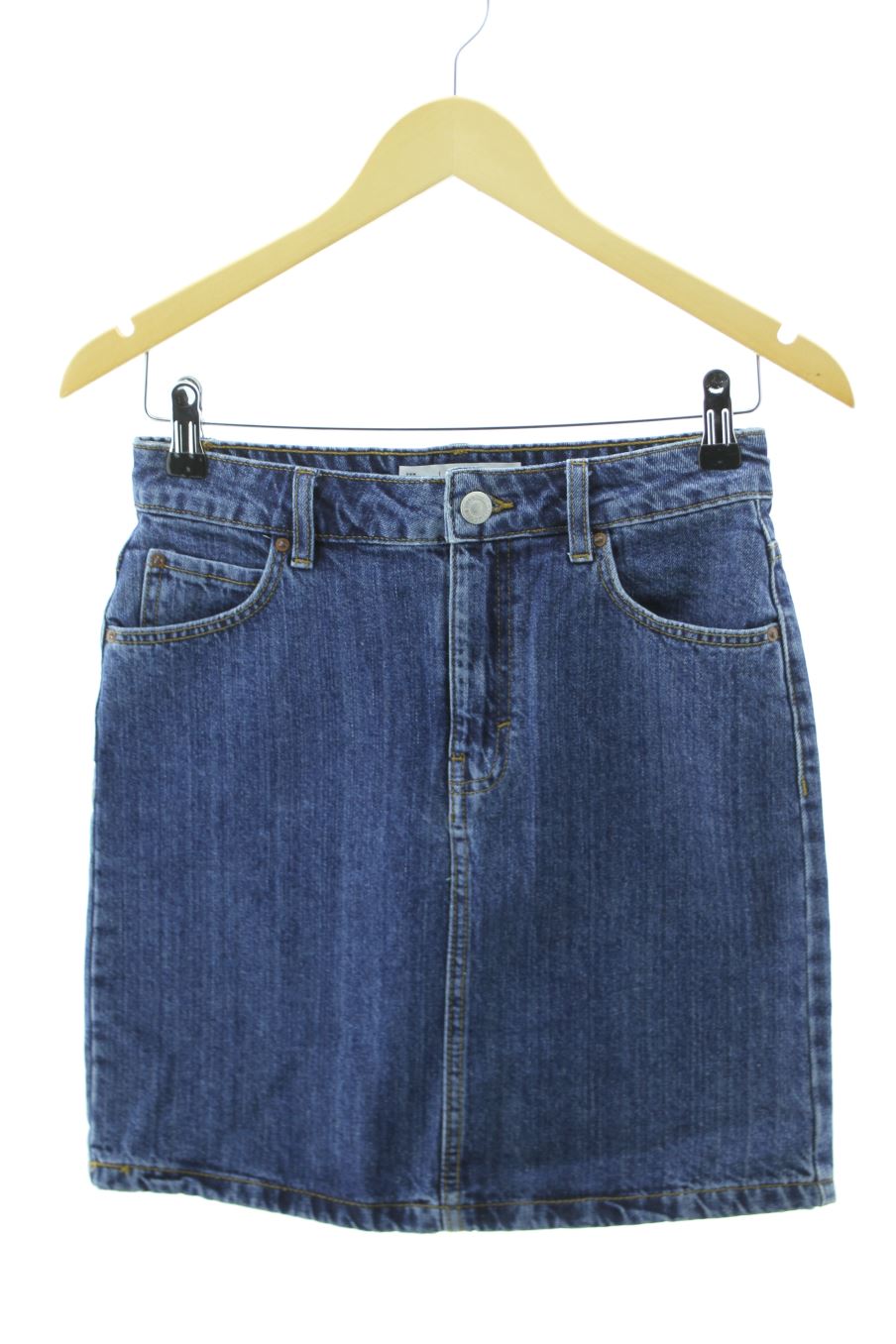 Jupe Easy wear de la taille XS, de couleur bleu de denim
