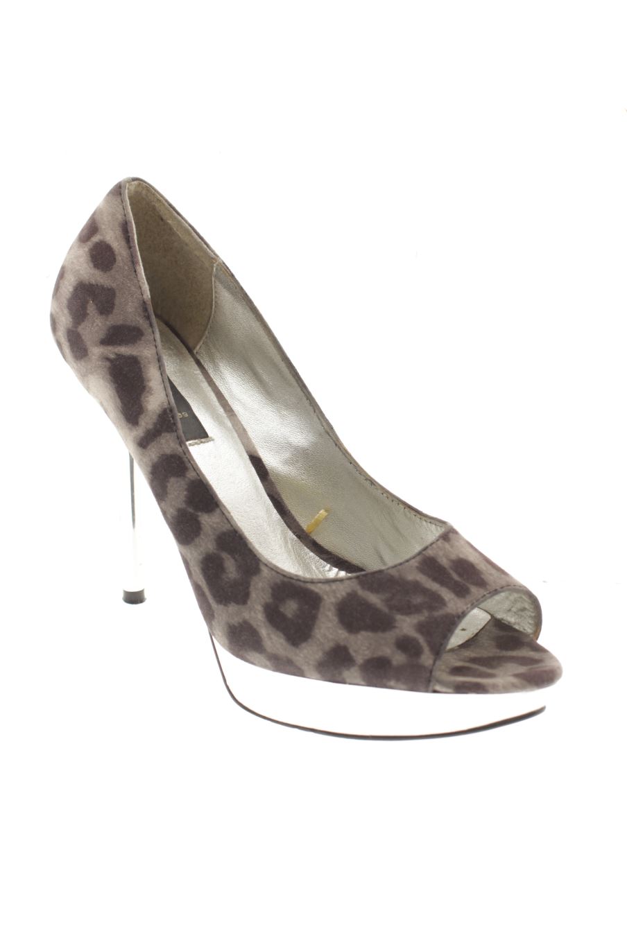 Zapatos de tacon de Mango de la talla 39, de color animal print de