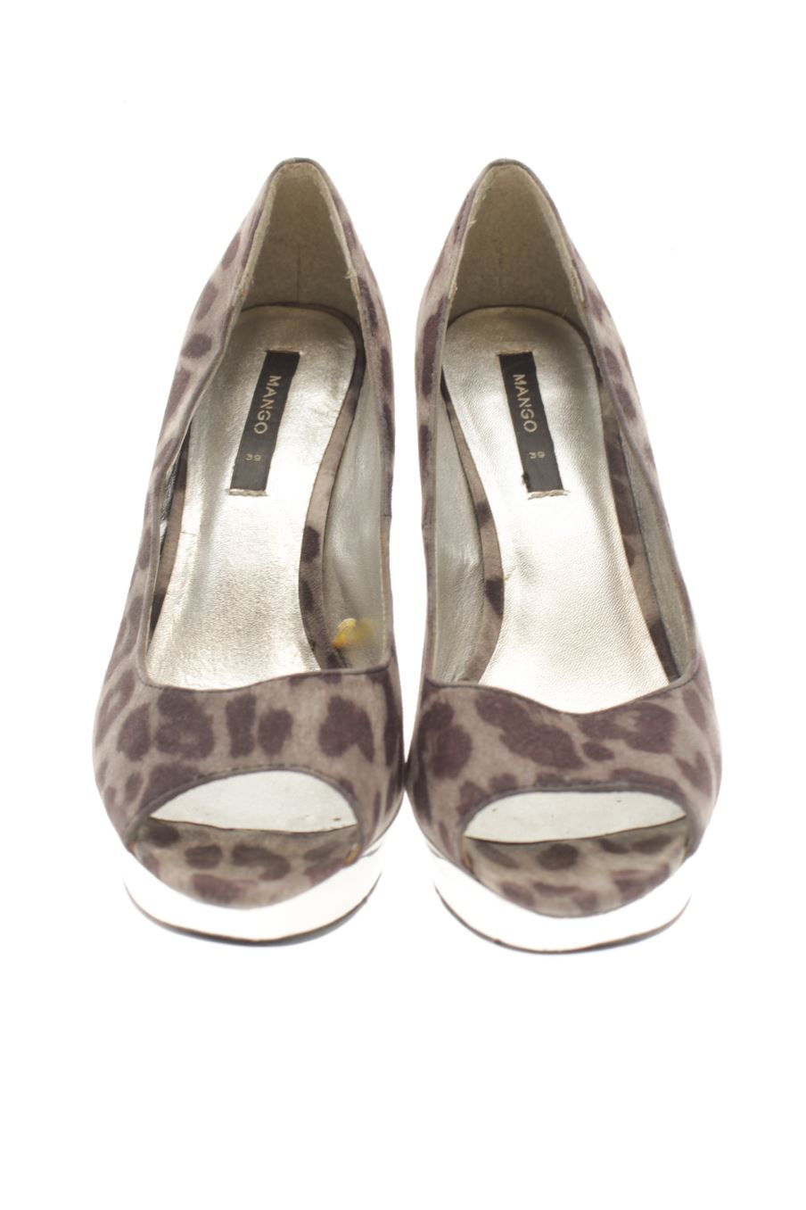 Zapatos de tacon de Mango de la talla 39, de color animal print de