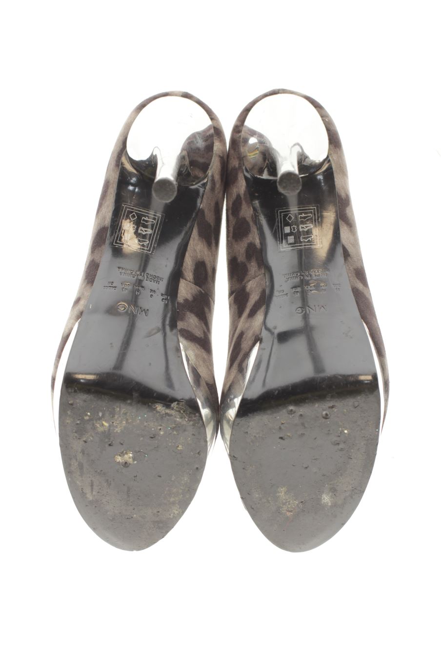 Zapatos de tacon de Mango de la talla 39, de color animal print de