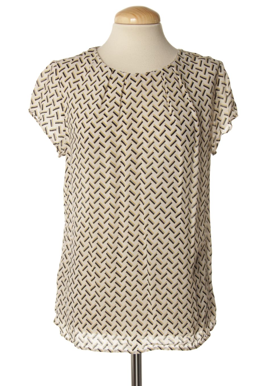 Blouse à manches courtes Camaieu de la taille M, de couleur imprimés