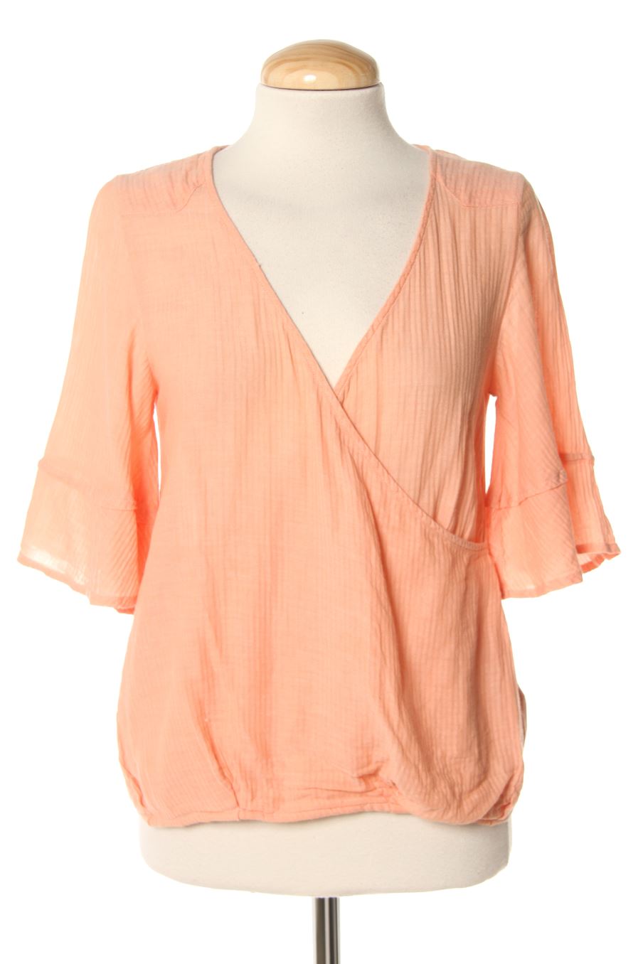 Blusa a maniche corte de Bonobo Jean de la talla XS, de color arancione