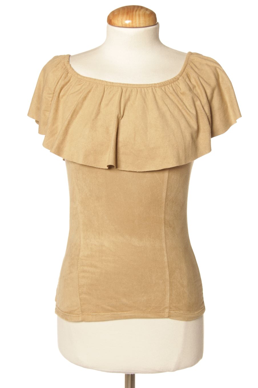 Top Made in italy de la taille S, de couleur marron