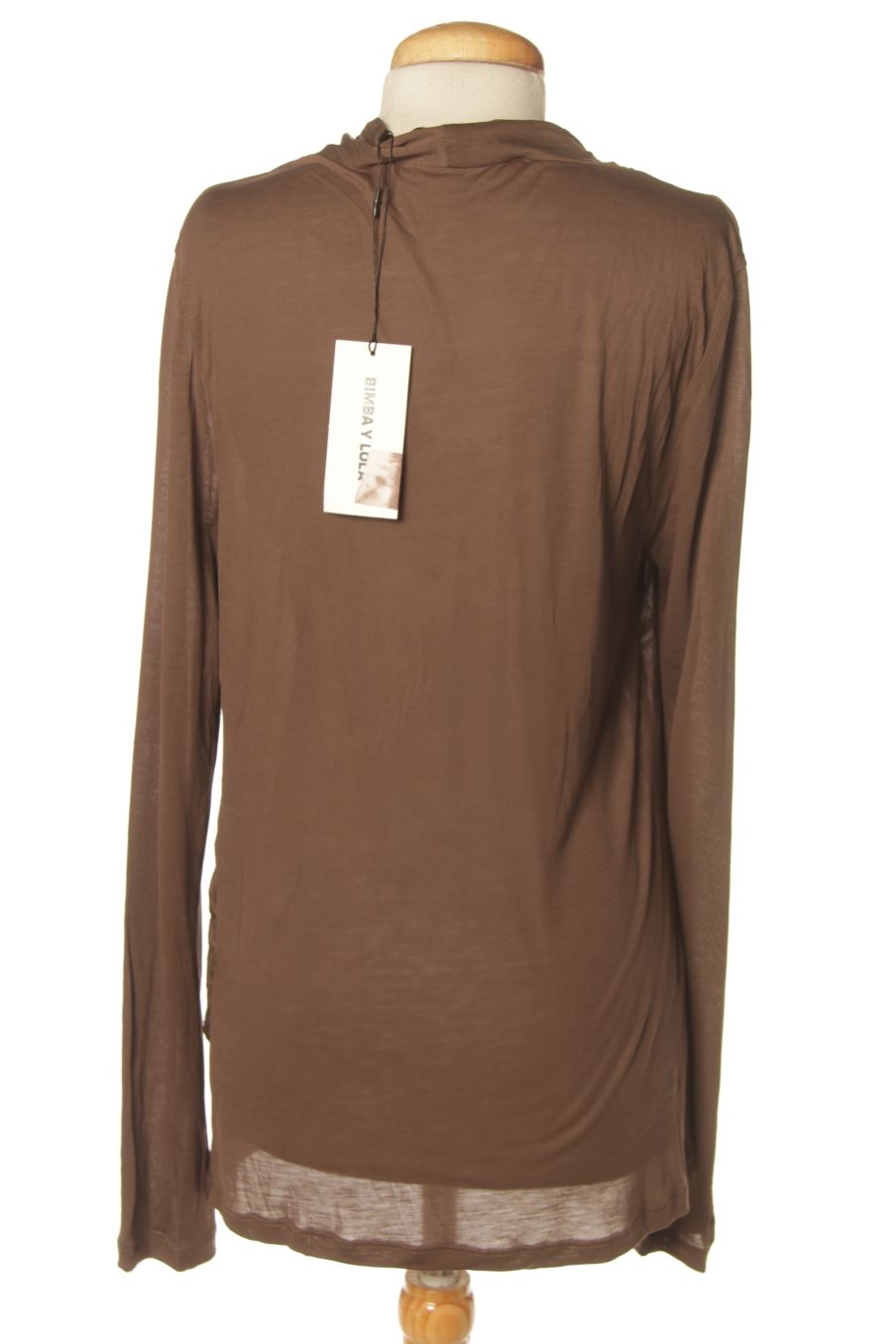 Blouse à manches longues BIMBA Y LOLA de la taille M, de couleur marron