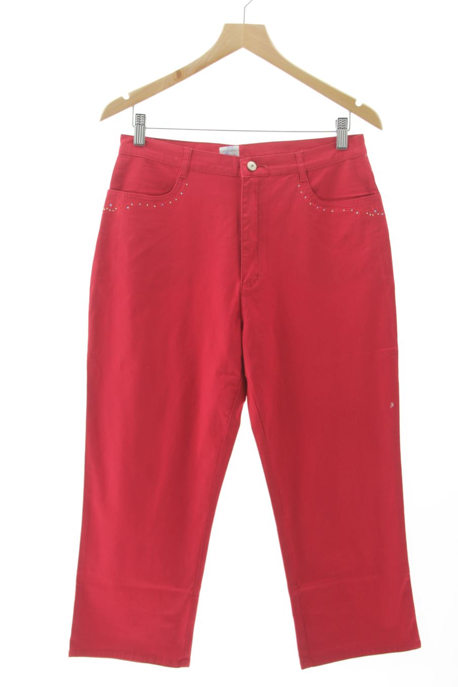 Jeans von i.Quing Größe 40, Farbe Rot, aus Jeanskleidung für