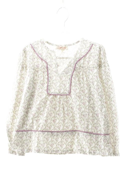 Blusa a maniche lunghe